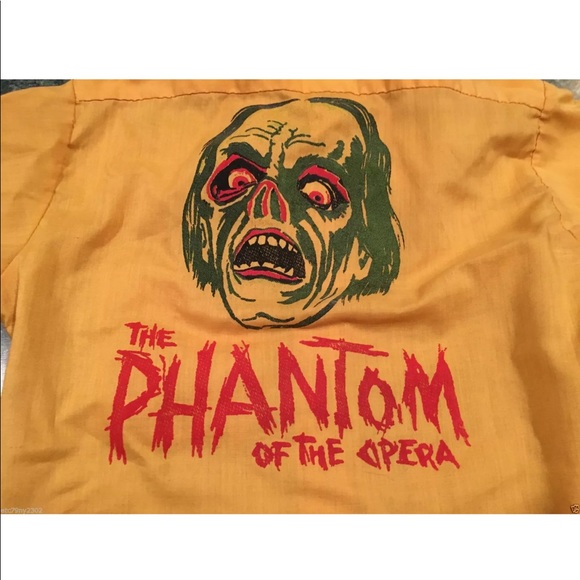 Vintage 1964 Phantom Of The Opera Yellow Shirt - Picture 2 of 8